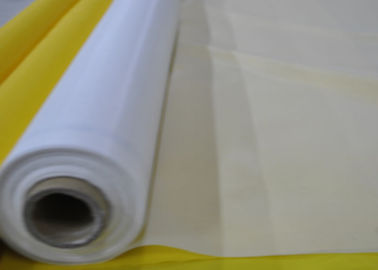 Cina 144 Inch 180T Polyester Mesh Screen Fabric Rolls 28 Micron Untuk Industri pemasok