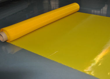 Polyester Screen Printing Mesh Untuk Pencetakan Kaca / Keramik / PCB 91 Micron 48 Thread