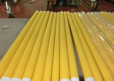 Kuning 180T Polyester Monofilamen Mesh Screen Dengan Twill / Plain Weave 23 Micron