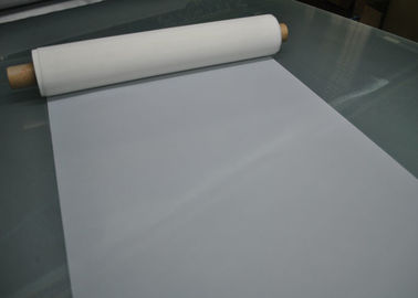 Cina High Precision Polyester Silk Screen Printing Mesh White Untuk Pencetakan Kaca pemasok