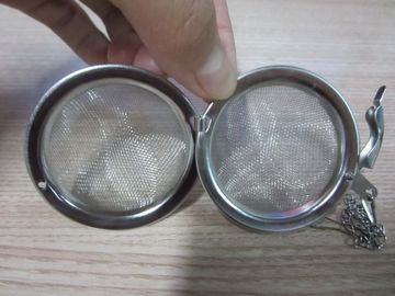 Cina Ringan stainless steel filter udara Tea Ball Dengan Tahan Korosi, Halogen Material pemasok