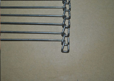 SS316 Ladder Metal Mesh Belt Untuk Pengeringan Makanan, Sabuk Konveyor Wire Mesh