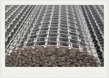 Cina Stainless Steel Wire Mesh Conveyor Belt Untuk Mesin Berat pemasok