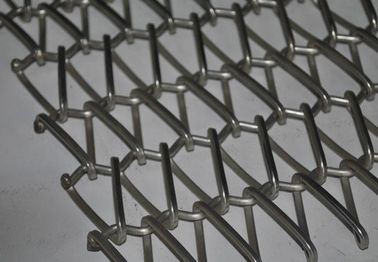 Cina Sabuk Ban Spiral Stainless Steel Spiral untuk Oven, Metal Mesh Belt pemasok