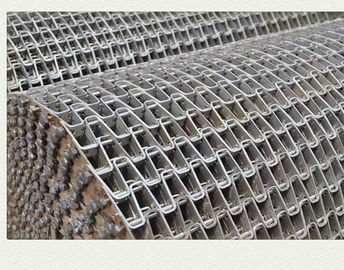Stainless Steel Honeycomb Mesh Conveyor Belt / Flat Strip Belt Food Grade
