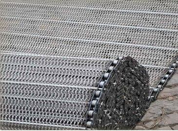 Cina Industri Makanan Wire Mesh Conveyor Belt Dengan Fleksibel Belok / Belok Belalang Konveyor pemasok