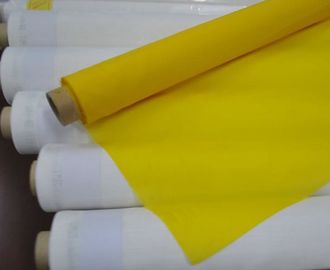 Cina White 65 &amp;quot;Polyester Printing Mesh 51 Micron 110T Untuk PCB / Kaca, Ramah Lingkungan pemasok