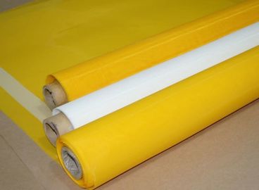 Cina Kain Filter Monofilamen Putih / Kuning, Lebar Mesh Mesh Fabric 258cm pemasok