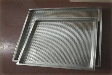 304 Stainless Steel Wire Mesh Baki, Steel Baking Tray Square / Rectangular