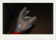 Metal Mesh Cut Resistant Gloves Untuk Memotong Daging, Lima Fingers Sarung Tangan Memasak Logam