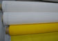 Yellow Polyester Mesh Fabric Silk Screen Tshirt Printing High Density, 91 Micron pemasok