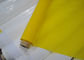 158 Micron 47T Polyester Mesh Fabric Untuk Pencetakan Keramik, Warna Putih / Kuning pemasok