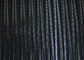 Black Anti UV Polyester Spiral Mesh Tipe Tenda Loop Kecil, Waktu Hidup Panjang pemasok