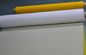 165T-31 Silk Screen Mesh Roll Untuk PCB / Glass Printing, Warna Putih / Kuning pemasok