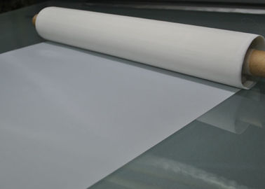100% Monofilamen Polyester Screen Printing Mesh Untuk Modifikasi Kaca Tinggi