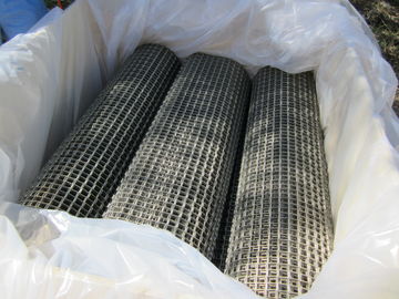 Stainless Steel Flat Flex Wire Belt / Sabuk Konveyor Honeycomb Untuk Mesin Pengering
