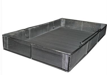Cina 304 Stainless Steel sterilisasi kotak kawat persegi panjang dengan pegangan pemasok