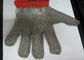 M Ukuran Sarung Tangan Stainless Steel Merah Untuk Pemotongan, Sarung Tangan Ranjang Mail Anti Wear pemasok